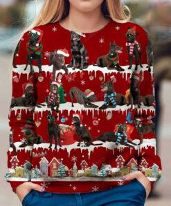 Australian Kelpie Snow Christmas Ugly Christmas Sweater