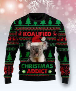 Koala Koalified Christmas Addict Ugly Christmas Sweater