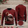 Sloth Candy Cane Ugly Christmas Sweater