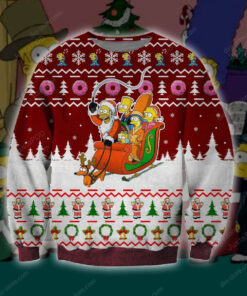 The Simpsons Knitting Pattern Ugly Christmas Sweater