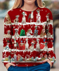 Whippet Ugly Christmas Sweater