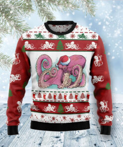 Octopus Noel Ugly Christmas Sweater