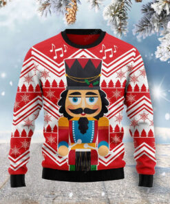 Nutcracker With Drum Ugly Christmas Sweater