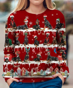 Doberman Pinscher Ugly Christmas Sweater