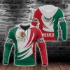 Customize Mexico Flag 3D New Form Unisex Adult Hoodies