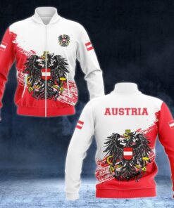 Austria Coat Of Arms - New Version Unisex Adult Bomber Jacket