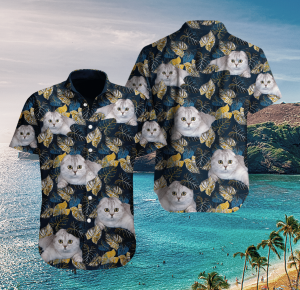 Exotic Shorthair Cat Hawaii Pattern Hawaiian Shirt