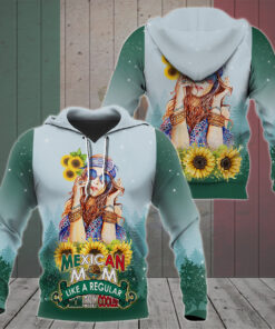 Mothers day mexican cooler with landscape pattern 3D All Over Print Unisex Hoodie