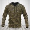 Custom Name Oak Wood Camo Hoodies