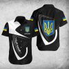 Custom Name Ukraine Coat Of Arms & Flag Hawaiian Shirt