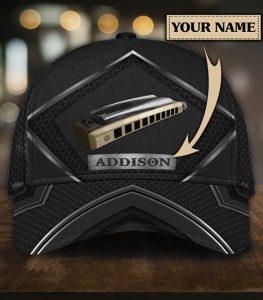 Custom Text Harmonica Classic Cap