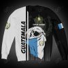 Custom Name Guatemala Coat Of Arms Skull Scarf Flag Sweatshirt