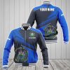 Customize El Salvador Proud With Coat Of Arms Unisex Adult Bomber Jacket