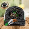 Skull Irish Pirate Scratch Style - Classic Cap