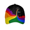 LGBT Pride Rainbow Classic Cap, Rainbow Pattern LBGT Baseball Cap, LBGT Support Hat Design