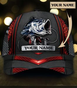 Custom Text Fishing Classic Cap