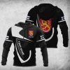 Custom Name Finland Coat Of Arms & Flag Hoodies