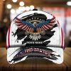 Premium United States Eagle 3D Cap Patriot By Choice Multicolor Custom Name