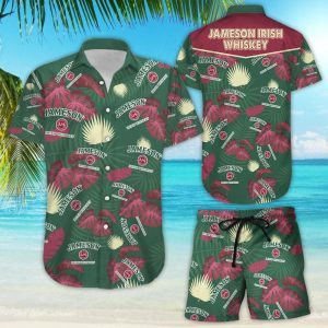Jameson Irish Whiskey Hawaiian Shirt And Short For Men And Women