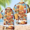 Fast Food Hawaiian Shirt And Short For Men And Women