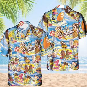 Ice Cream Hawaiian Shirt And Short For Men And Women