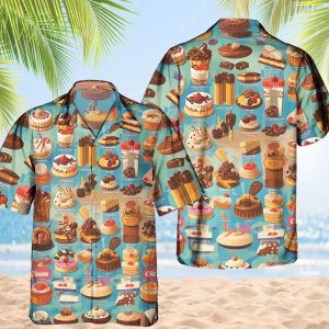 Cookie Cake Hawaiian Shirt And Short For Men And Women