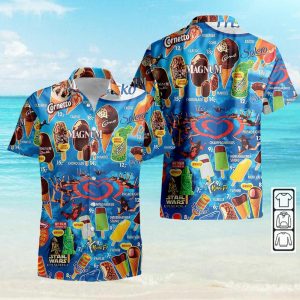 Ice Cream 3D Hawaiian Shirt And Short For Men And Women