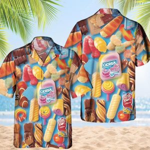 Candy Sweet Hawaiian Shirt And Short For Men And Women