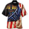 LGBT Independence Day Cross LGBT Flag Lighting - Hawaiian Shirt - Fanshubus