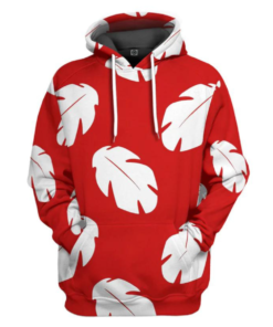 Aloha Leaf Pattern Hoodie Fanshubus