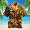 Blood A King In Heart Clown Skull Hawaiian Shirt - Fanshubus