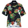 Jurassic Park Dinosaur Bright In Merry Night Xmas - Hawaiian Shirt  - Fanshubus