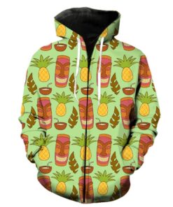 Golden Pineapple Paradise Hoodie Fanshubus