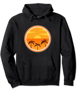 Hawaii Aloha Hoodie Hawaiian Islands Sunset Fanshubus