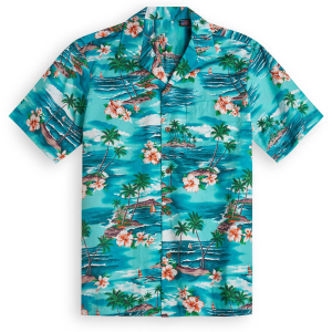 Hawaiian Beach Shirt Hokulea