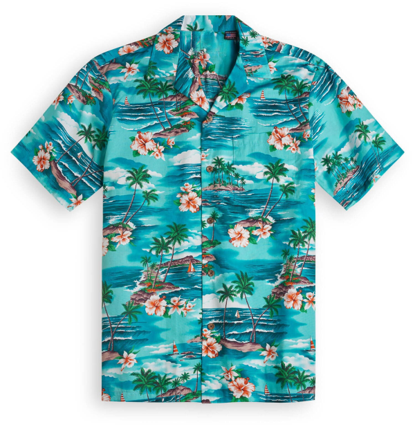 Hawaiian beach shirt Hokulea Fanshubus