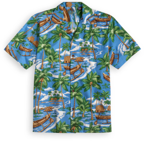 Hawaiian short-sleeve shirt-Outrigger-Reef-Fanshubus