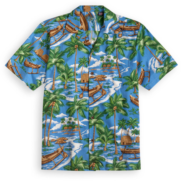 Hawaiian short-sleeve shirt-Outrigger-Reef-Fanshubus