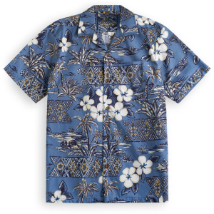 Hawaiian short-sleeve shirt-Pua-Plumeria-Fanshubus