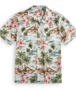 Hawaiian short-sleeve shirt-Vintage-Hawaii-Fanshubus