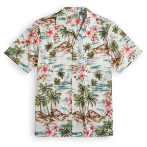 Hawaiian short-sleeve shirt-Vintage-Hawaii-Fanshubus