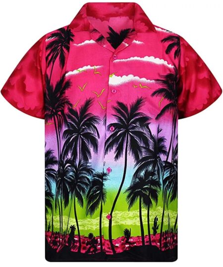 Printing Shirt Oversized Summer Travel Hawaii Beach Hawaiian