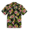 Mens-casual-shirt-plant-printed-summer-Hawaiian-short-Fanshubus