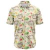 Sloth Leaf Pattern D2107 Hawaiian Shirt