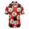 Black Cat Daisy Summer T2007 Hawaiian Shirt