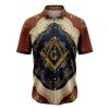 Masonic With Square and Compasses G5716 Hawaiian Shirt