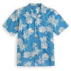 Pineapple Paradise Hawaiian Shirt light blue Fanshubus