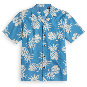 Pineapple Paradise Hawaiian Shirt light blue Fanshubus