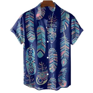 Hawaiian Style Social Summer Shirts Beach