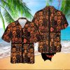Skull Pumpkin Halloween Hawaiian Shirt Horror Themed Halloween Mens - Fanshubus